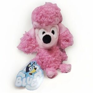 Coco Plush Bluey Friend Pink Poodle Stuffed Animal Small Toy NWT